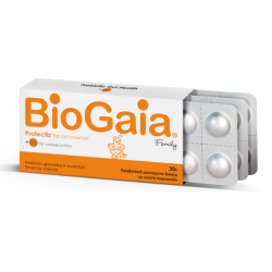 BioGaia Protectis + D3 Family, 30chew.tabs Γεύση Πορτοκάλι